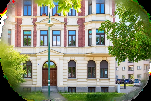 Außenansicht des Gebäudes in der Turmschanzenstraße